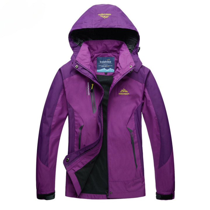 Margo | Waterproof Two-Tone Hooded Shell Jacket