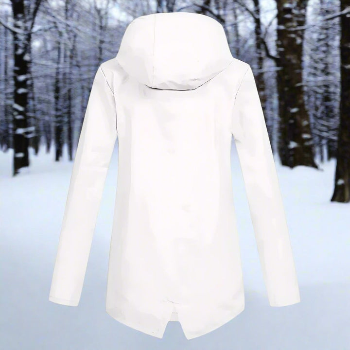 Brynne | Waterproof Longline Hooded Rain Jacket