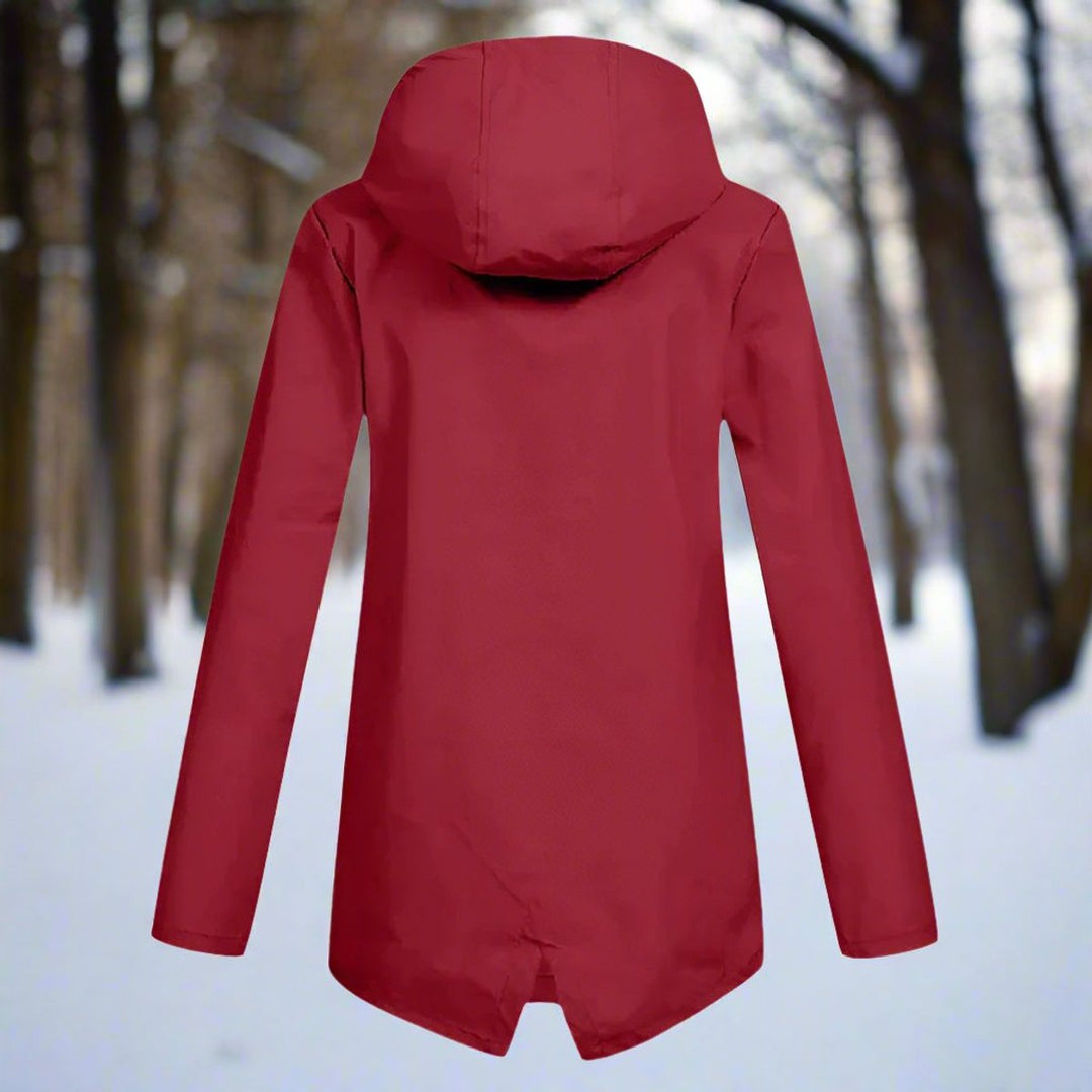 Brynne | Waterproof Longline Hooded Rain Jacket