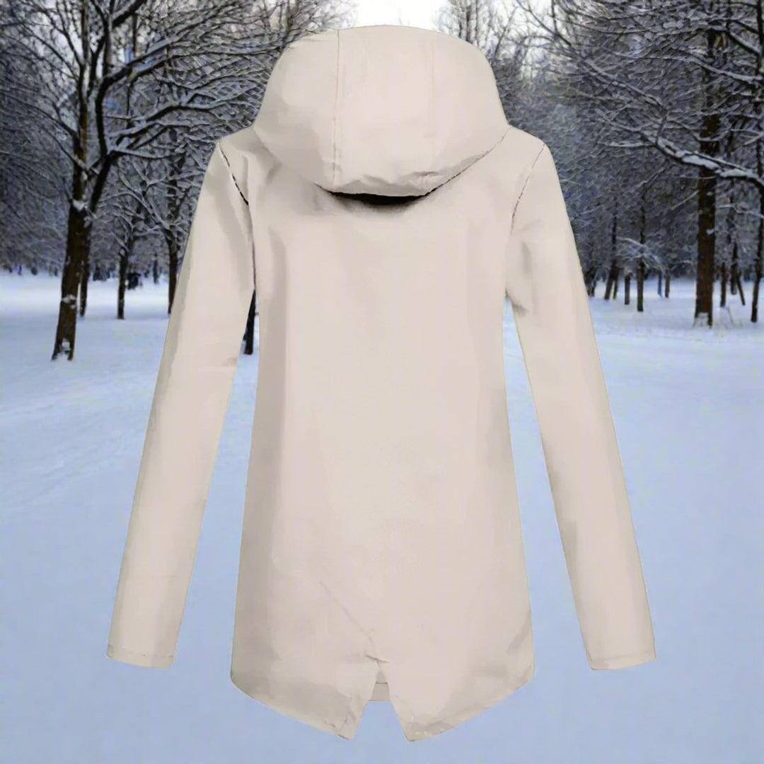 Brynne | Waterproof Longline Hooded Rain Jacket
