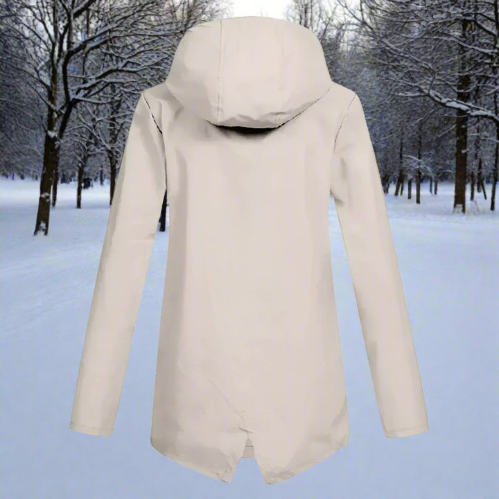 Brynne | Waterproof Longline Hooded Rain Jacket