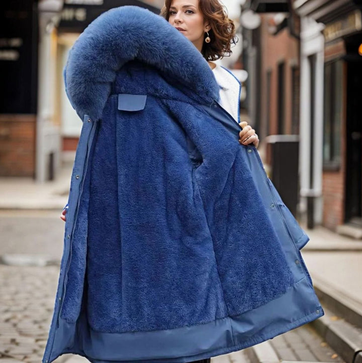 Joelle | Waterproof Hooded Winter Parka with Faux-Fur Trim
